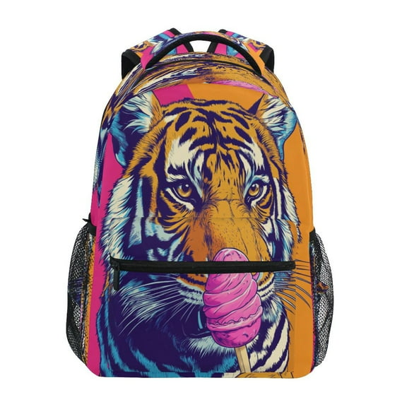 DIXRUYEE Backpack Schoolbag Sweet Roar Pattern 15L/18L 2-SIZE