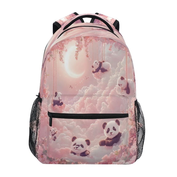 DIXRUYEE Backpack Schoolbag Dreamy Panda Paradise Pattern 15L/18L 2-SIZE