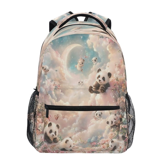 DIXRUYEE Backpack Schoolbag Dreamy Panda Paradise Pattern 15L/18L 2-SIZE