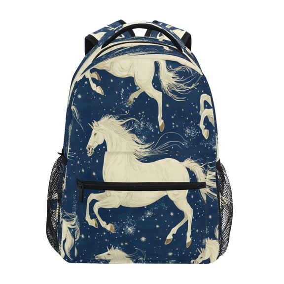 DIXRUYEE Backpack Schoolbag Dreamy Unicorns Pattern 15L/18L 2-SIZE