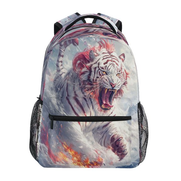 DIXRUYEE Backpack Schoolbag Fierce Snowstorm Pattern 15L/18L 2-SIZE