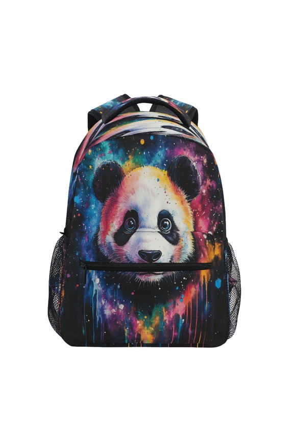 Backpack Schoolbag Galactic Panda Serenade Pattern 15L/18L 2-SIZE