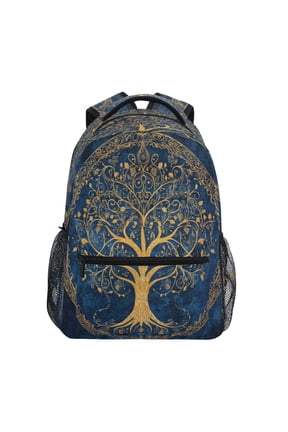 Backpack Schoolbag Golden Circle Of Life Pattern 15L/18L 2-SIZE