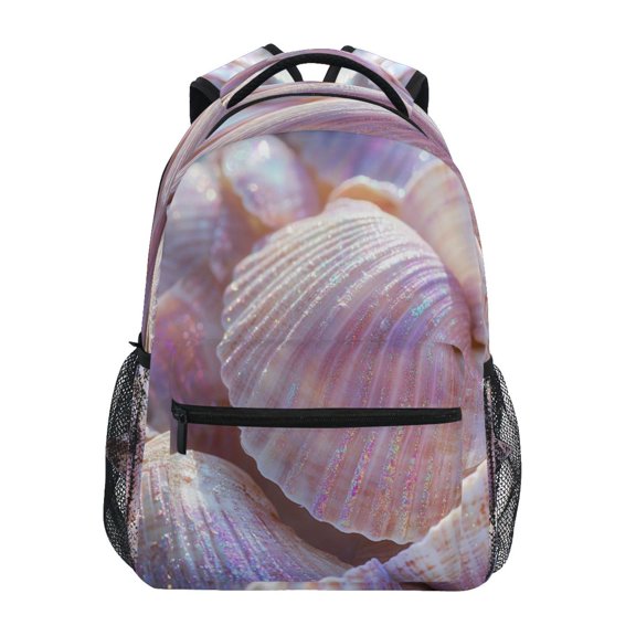DIXRUYEE Backpack Schoolbag Iridescent Shell Collection Pattern 15L/18L 2-SIZE