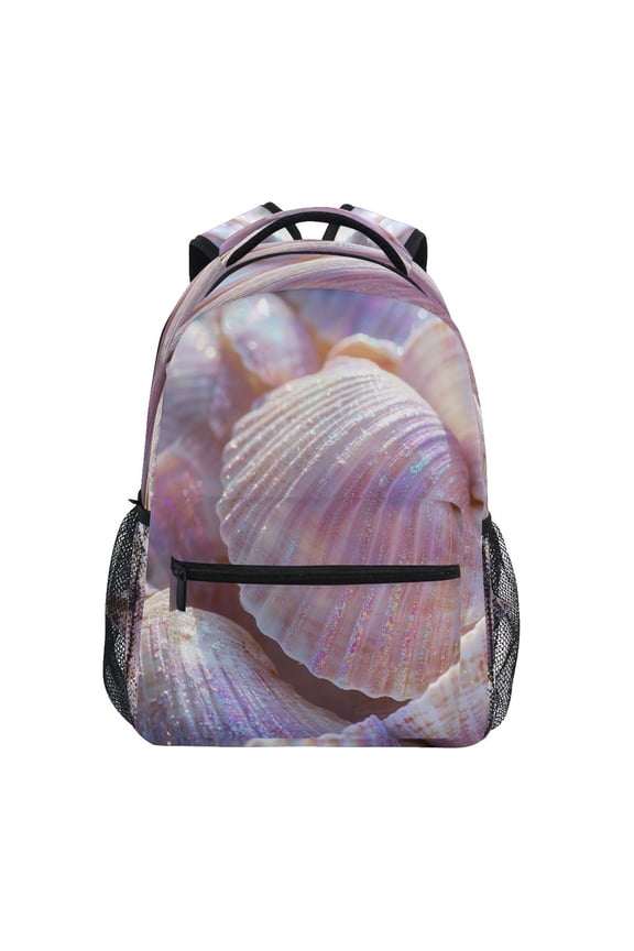 Backpack Schoolbag Iridescent Shell Collection Pattern 15L/18L 2-SIZE