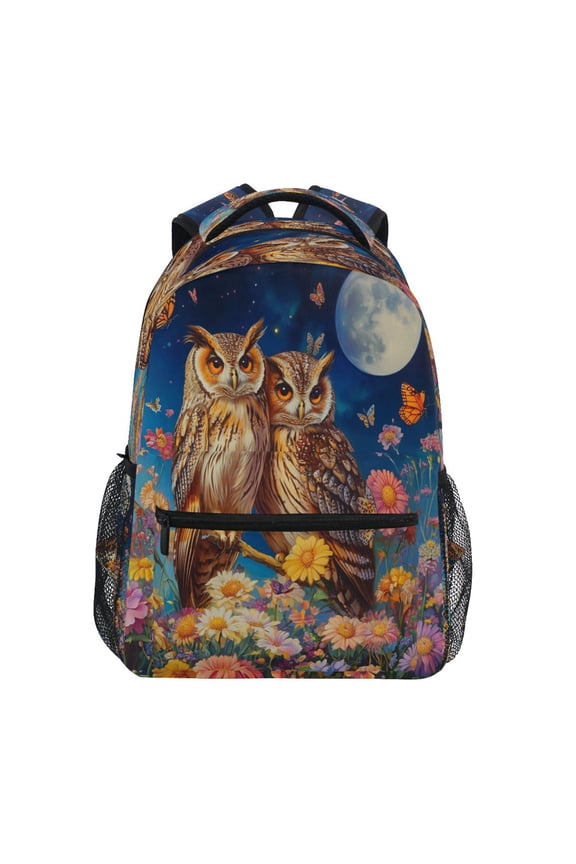 Backpack Schoolbag Lavender Buzz Pattern 15L/18L 2-SIZE