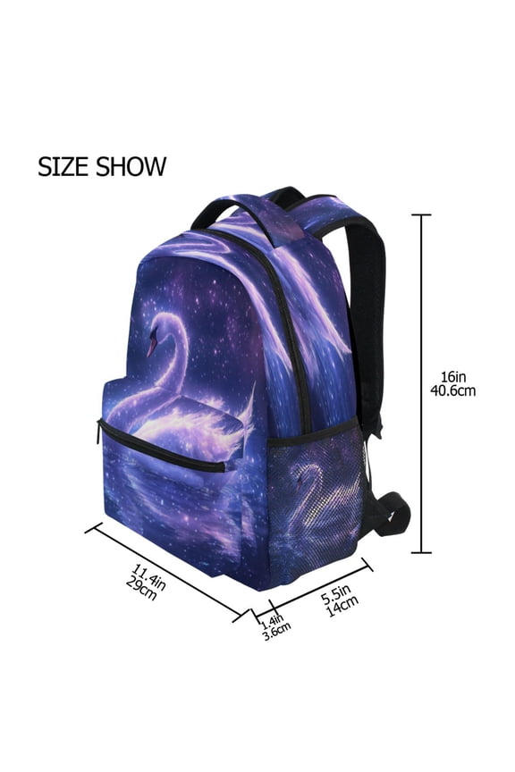 Backpack Schoolbag Luminous Elegance Pattern 15L/18L 2-SIZE