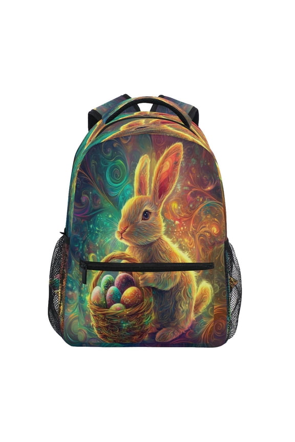Backpack Schoolbag Magical Bunny Pattern 15L/18L 2-SIZE