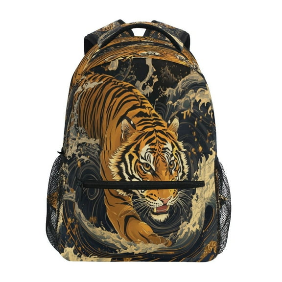 DIXRUYEE Backpack Schoolbag Surging Fury Pattern 15L/18L 2-SIZE