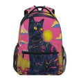thumbnail image 1 of DIXRUYEE Backpack Schoolbag Neon Dreams Pattern 15L/18L 2-SIZE, 1 of 8