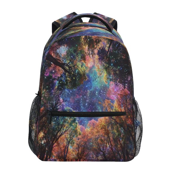 DIXRUYEE Backpack Schoolbag Cosmic Canopy Pattern 15L/18L 2-SIZE