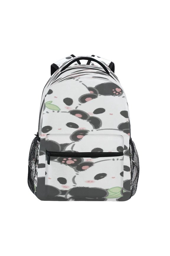 Backpack Schoolbag Panda Group Carnival Pattern 15L/18L 2-SIZE