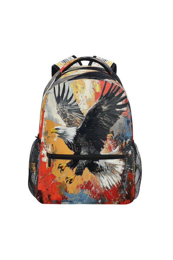 Backpack Schoolbag Warrior Of The Skies Pattern 15L/18L 2-SIZE