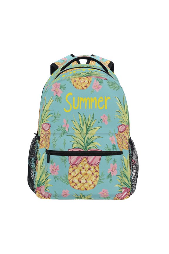 Backpack Schoolbag Pineapple Party Pattern 15L/18L 2-SIZE
