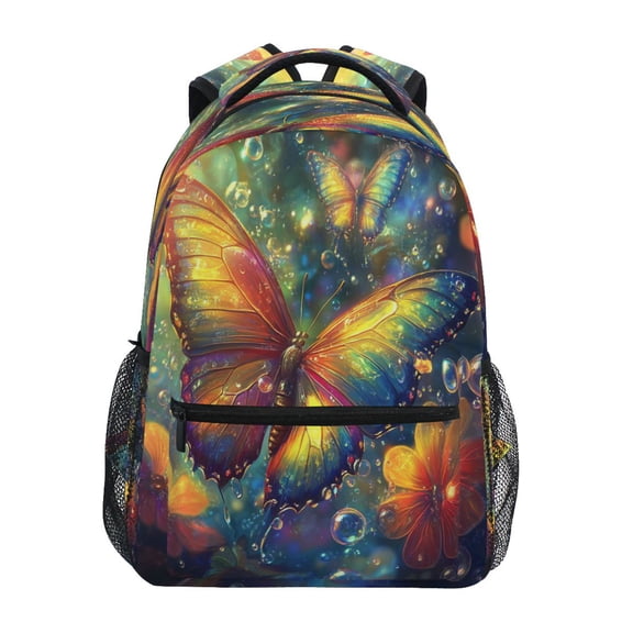 DIXRUYEE Backpack Schoolbag Radiant Reflections Pattern 15L/18L 2-SIZE