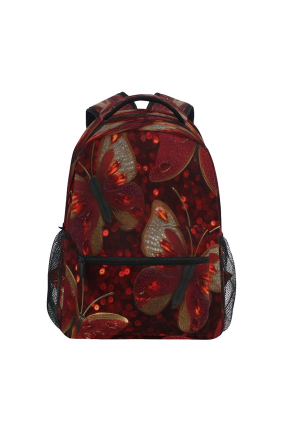 Backpack Schoolbag Ruby Wings Pattern 15L/18L 2-SIZE