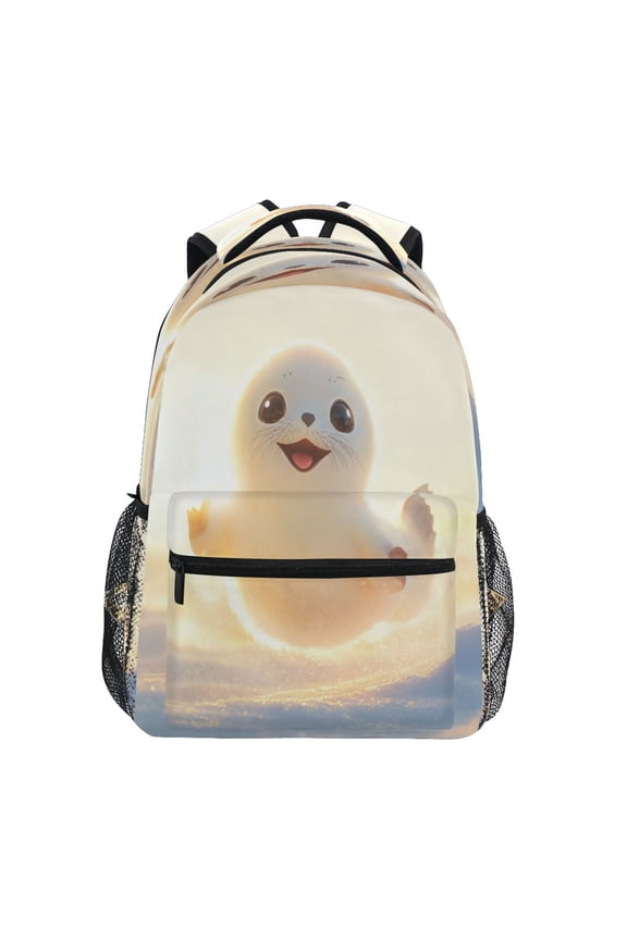 Backpack Schoolbag Seal Dancing Pattern 15L/18L 2-SIZE