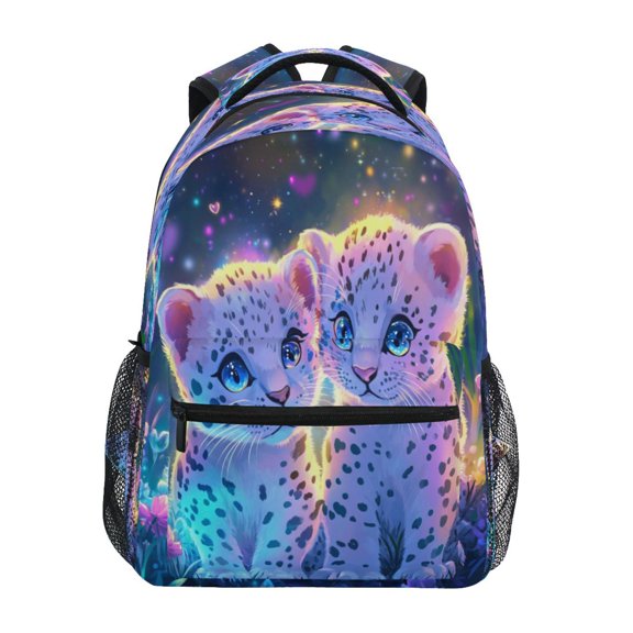 DIXRUYEE Backpack Schoolbag Sparkling Cuddle Buddies Pattern 15L/18L 2-SIZE
