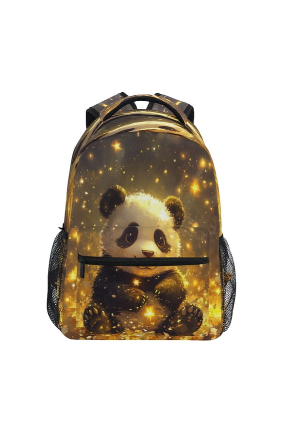 Backpack Schoolbag Sparkling Panda Joy Pattern 15L/18L 2-SIZE
