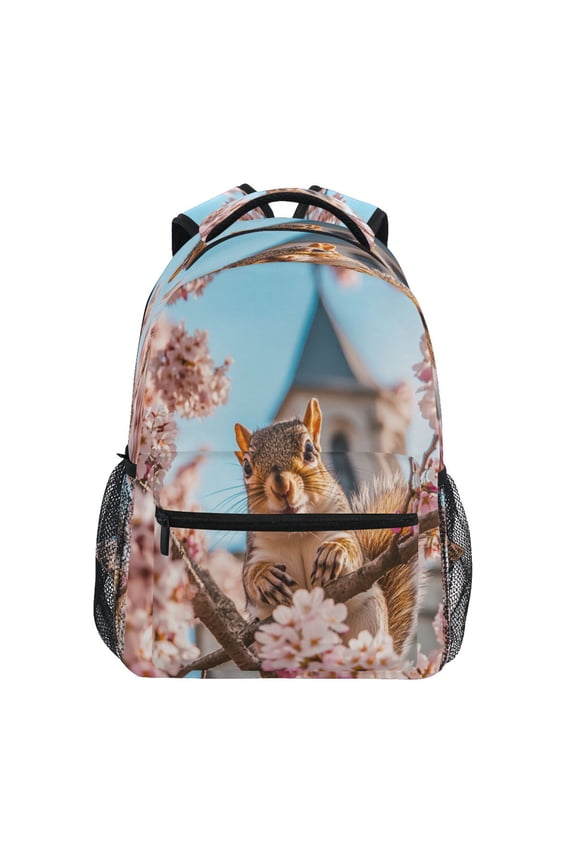 Backpack Schoolbag Springtime Smiles Pattern 15L/18L 2-SIZE
