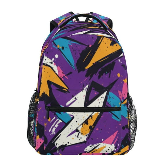 DIXRUYEE Backpack Schoolbag Storm Of Colors Pattern 15L/18L 2-SIZE
