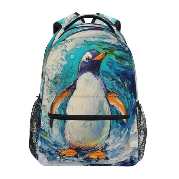 DIXRUYEE Backpack Schoolbag Surfing The Swell Pattern 15L/18L 2-SIZE