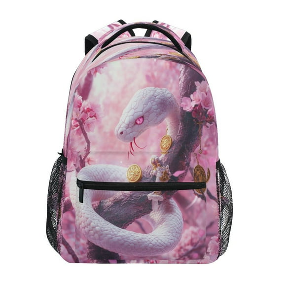DIXRUYEE Backpack Schoolbag Elegance Of The Serpent Pattern 15L/18L 2-SIZE