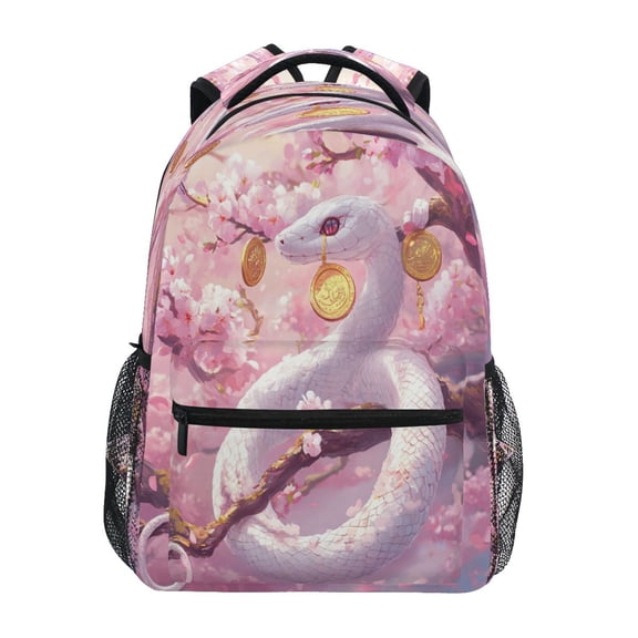 DIXRUYEE Backpack Schoolbag Golden-eyed Guardian Pattern 15L/18L 2-SIZE