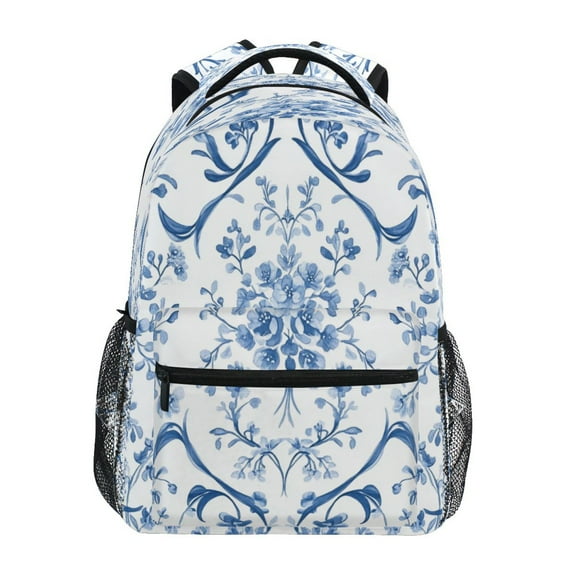 DIXRUYEE Backpack Schoolbag Floral Whispers Pattern 15L/18L 2-SIZE