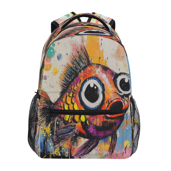 DIXRUYEE Backpack Schoolbag Whimsical Wonder Pattern 15L/18L 2-SIZE