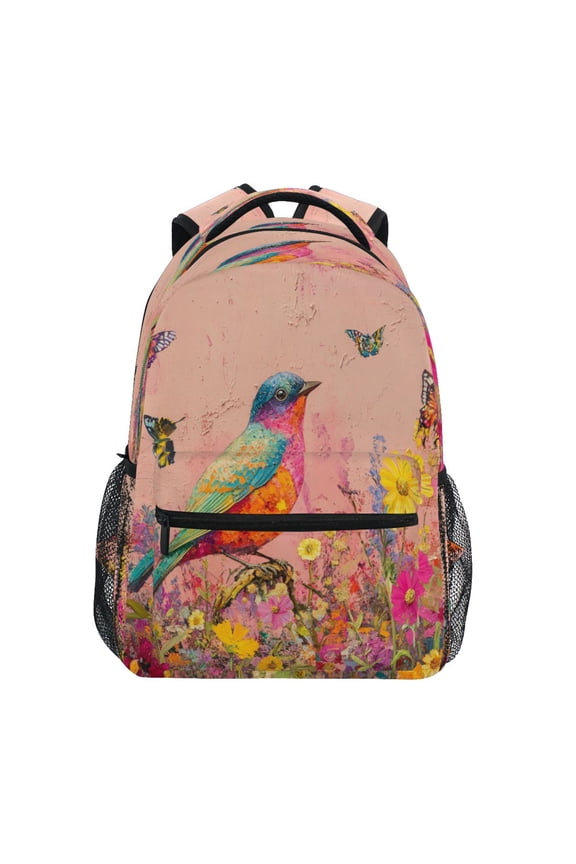 Backpack Schoolbag Vivid Melody Of Nature's Palette Pattern 15L/18L 2-SIZE