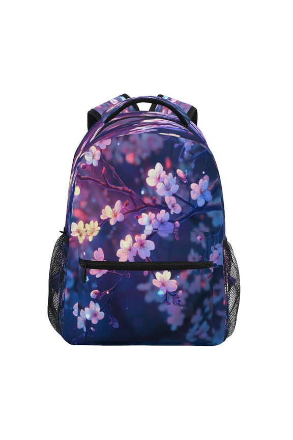 Backpack Schoolbag Winkling Cherry Blooms Pattern 15L/18L 2-SIZE