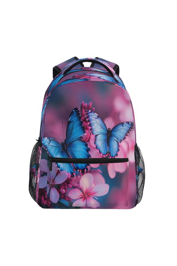 Backpack Schoolbag Petal Wings Pattern 15L/18L 2-SIZE