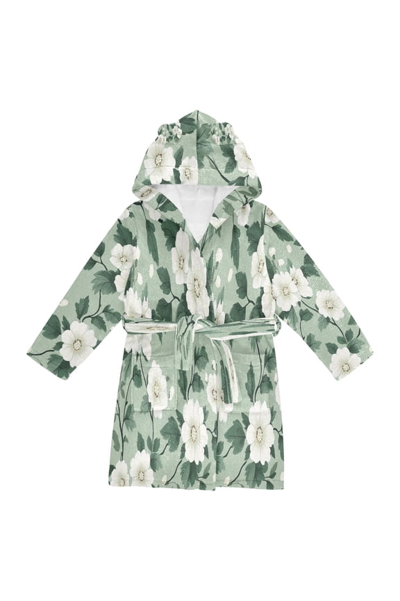 Bathrobes Belt Hooded 0_0 (38) Creative Pattern