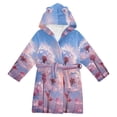 thumbnail image 1 of DIXRUYEE Bathrobes Belt Hooded Dandelion Dusk Creative Pattern, 1 of 8
