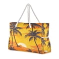 thumbnail image 1 of DIXRUYEE Beach Cooler Travel Tote Bags Beach Bag Fashion Tropical Sunset Serenity Printed, 1 of 7
