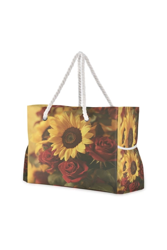 Beach Cooler Travel Tote Bags Beach Bag Fashion Twilight Reflections Printed