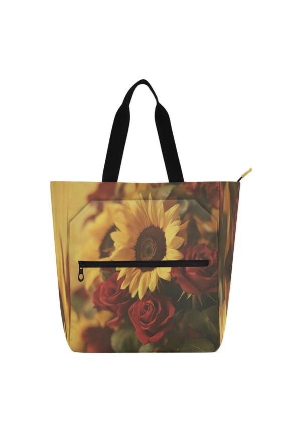 Book Tote Bag Casual Style Creatively Twilight Reflections Printed