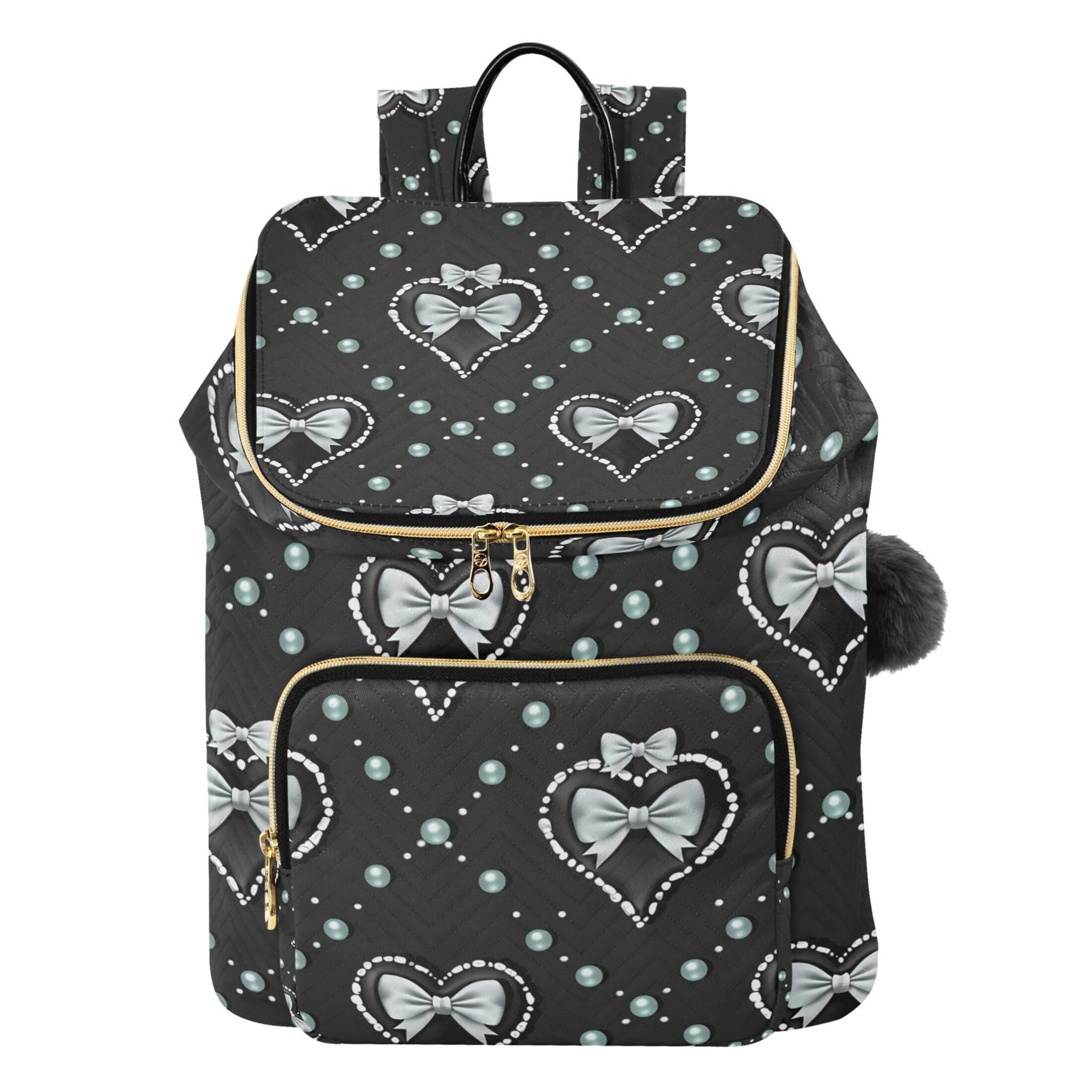 Pom Pom Backpacks for Stylish Looks