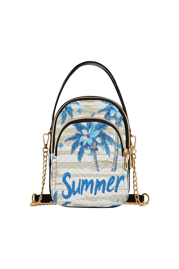 Cross Body Fashion Shoulder Waist Purse Bags Blue Island Escape Pocket Handbags