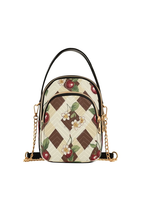 Cross Body Fashion Shoulder Waist Purse Bags Cherry Blossom Charm Pocket Handbags