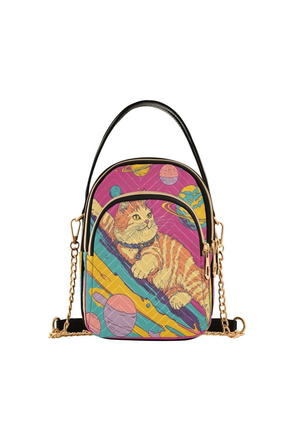 Cross Body Fashion Shoulder Waist Purse Bags Chilling in The Cosmos Pocket Handbags