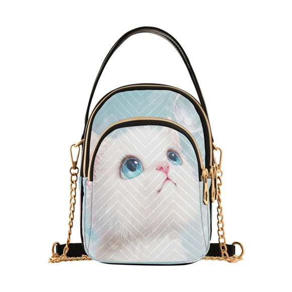 Cross Body Fashion Shoulder Waist Purse Bags Curious Eyes Pocket Handbags