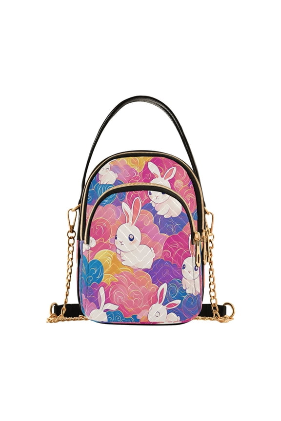 Cross Body Fashion Shoulder Waist Purse Bags Cute Rabbit Pocket Handbags