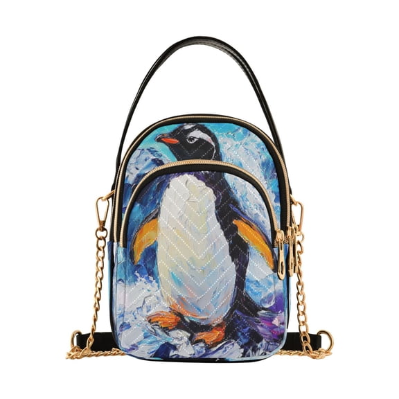 DIXRUYEE Cross Body Fashion Shoulder Waist Purse Bags Frozen Splendor Pocket Handbags