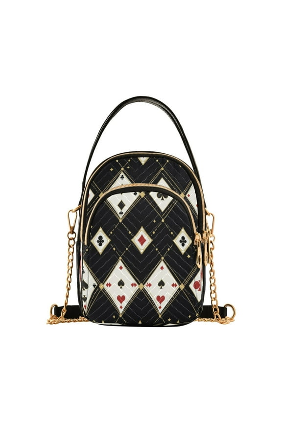 Cross Body Fashion Shoulder Waist Purse Bags Gothic Card Elegance Pocket Handbags