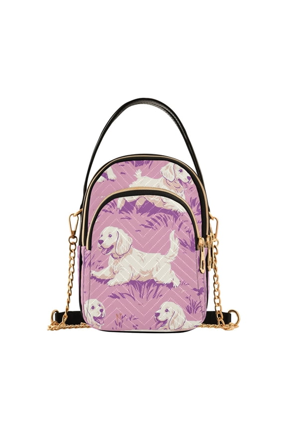 Cross Body Fashion Shoulder Waist Purse Bags Joyful Tails Pocket Handbags