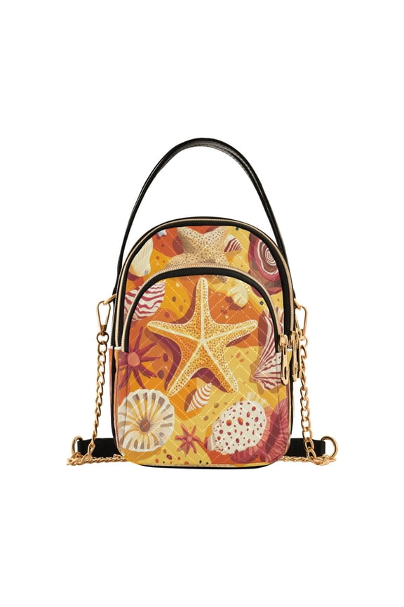 Cross Body Fashion Shoulder Waist Purse Bags Midjourney_ffyy4_seashells_starfish_and_sea_anemones_on_the_beach_in_an_or_102c4e76-2b28-4db6-9651-4 Pocket Handbags