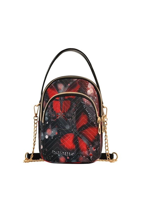 Cross Body Fashion Shoulder Waist Purse Bags Midnight Flames Pocket Handbags