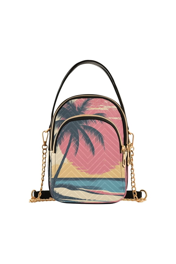 Cross Body Fashion Shoulder Waist Purse Bags Palm Shadows Pocket Handbags